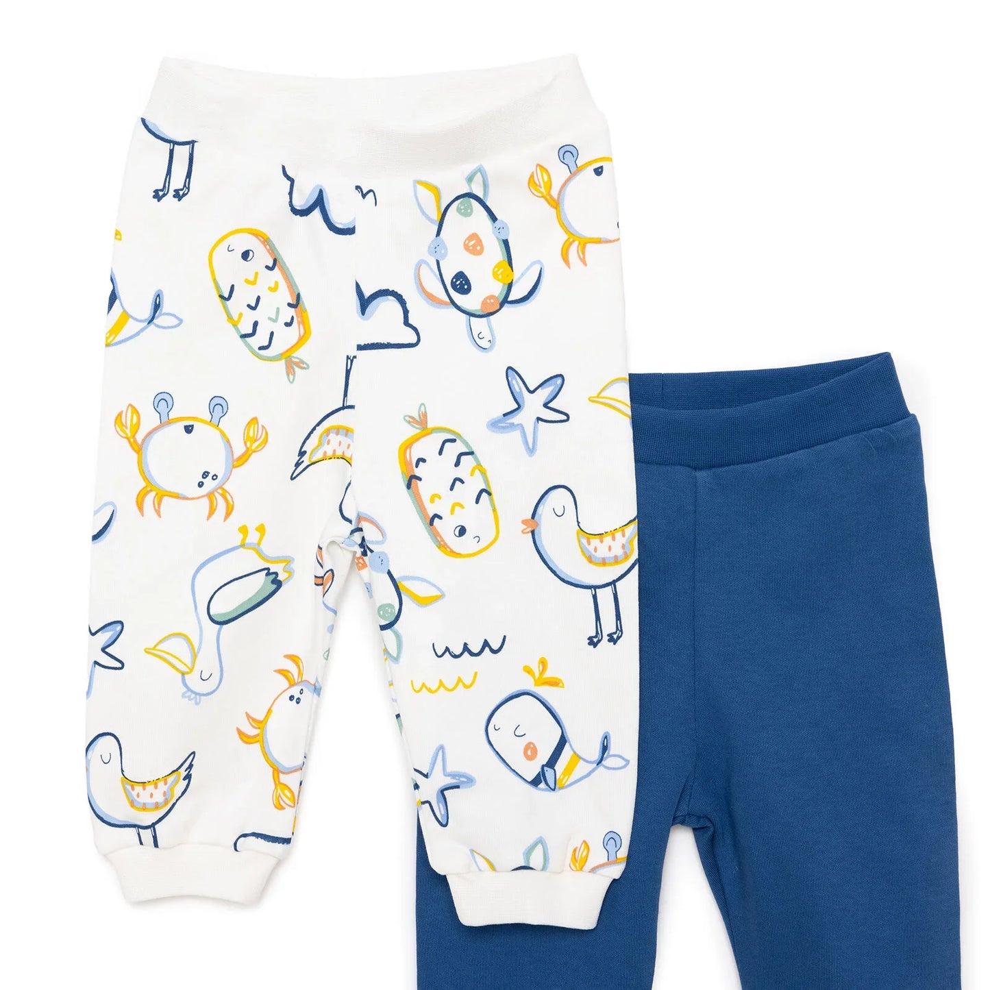 HelloBaby Basic Boy Joggers 2 pcs - Navy Blue