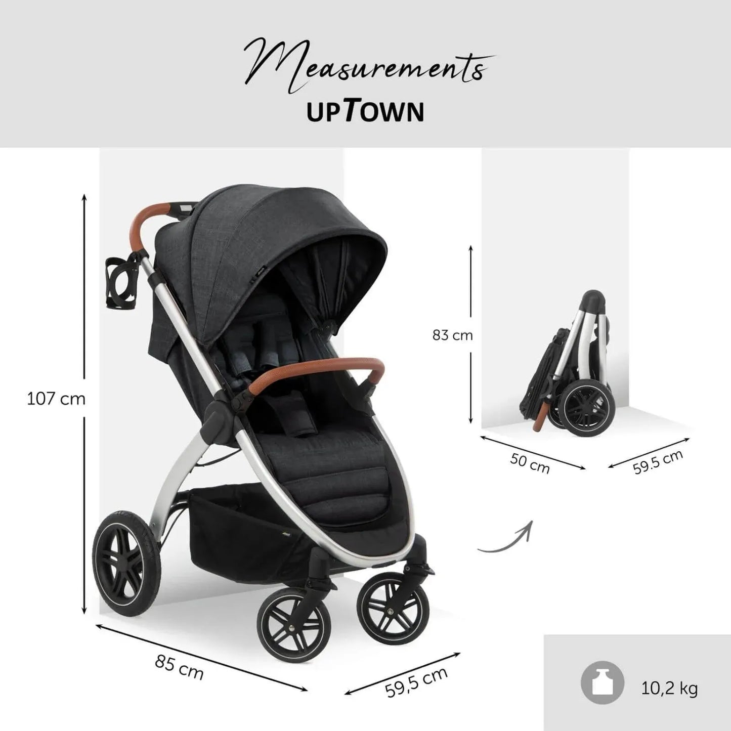 Hauck Uptown Pushchair - Black