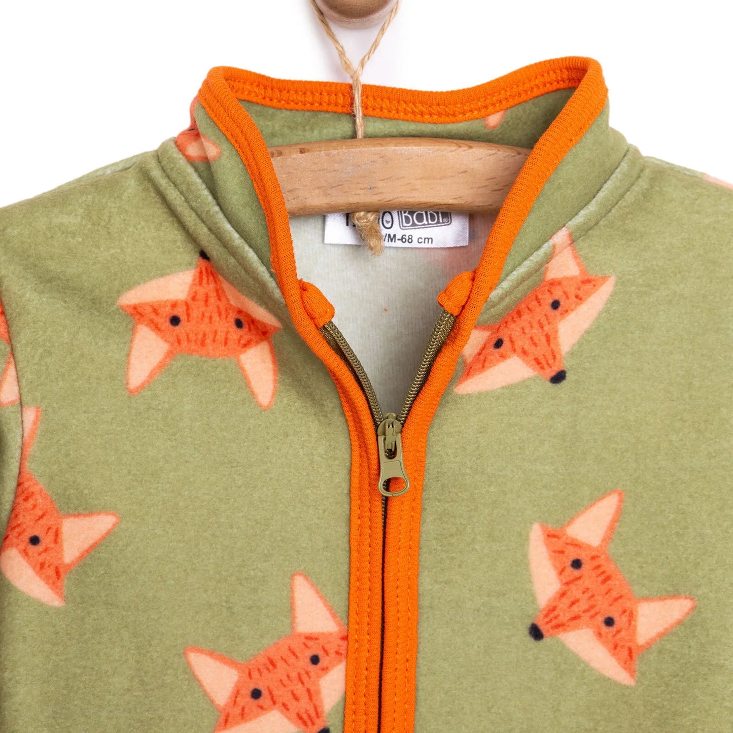 HelloBaby Basic Repeat Printed Fleece Cardigan - Printed