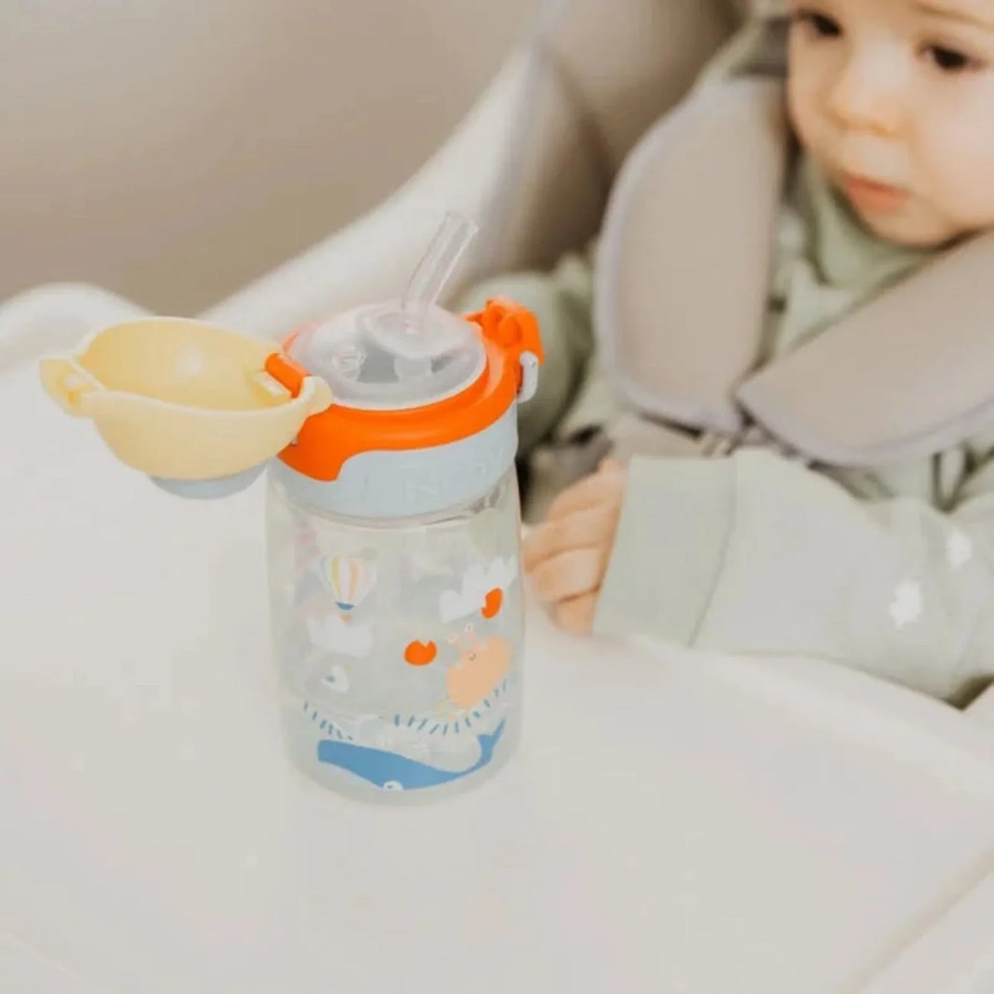 Nuby Super Straw Water Bottle 360ml
