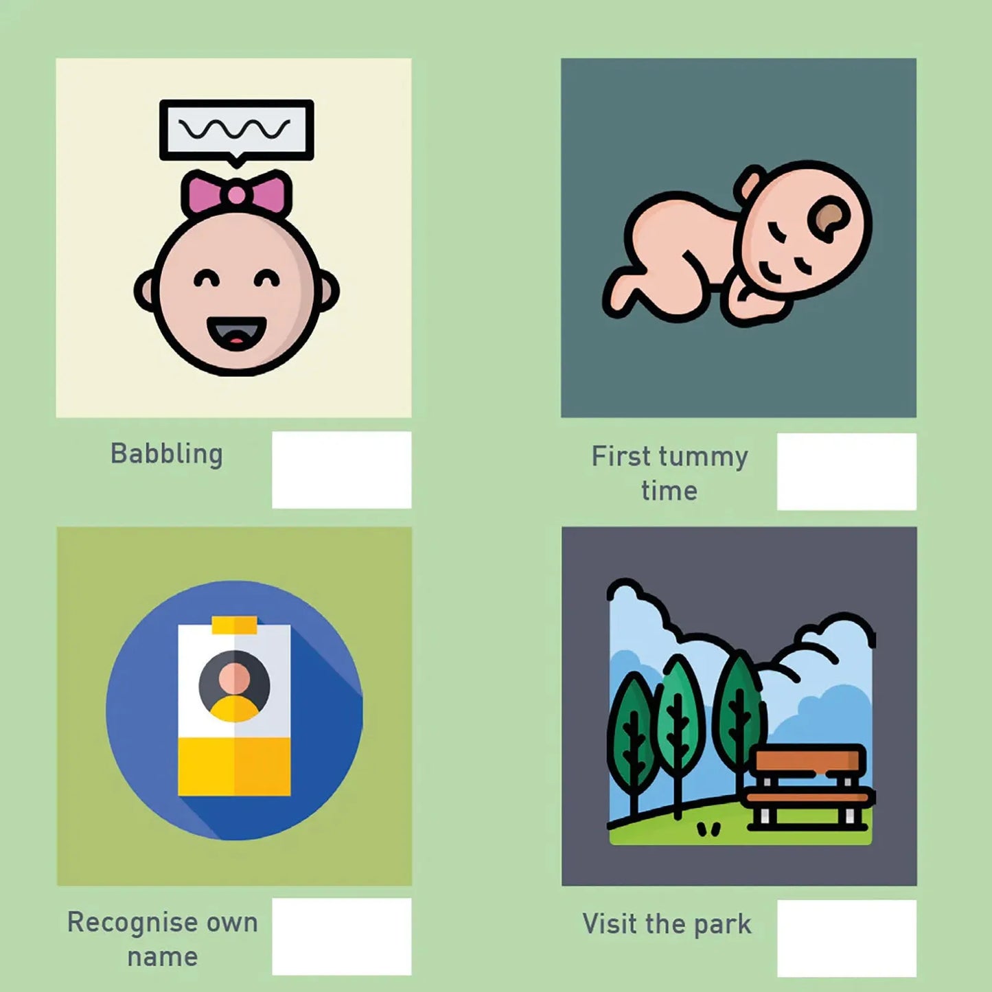 Toddle born Wild A3 Milestones Poster