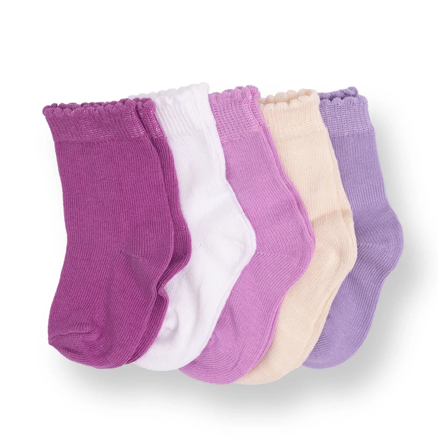 HelloBaby Ankle Socks 5 pcs - Lilac