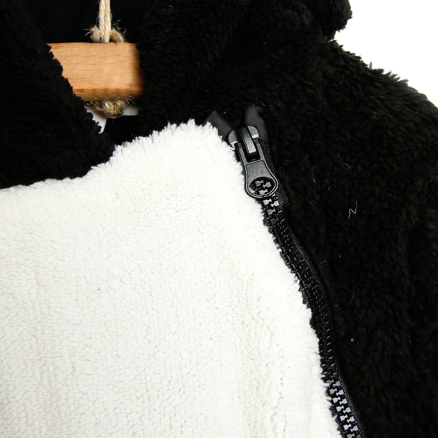 Midimod Newborn Welsoft Penguin Footed Jumpsuit - Black