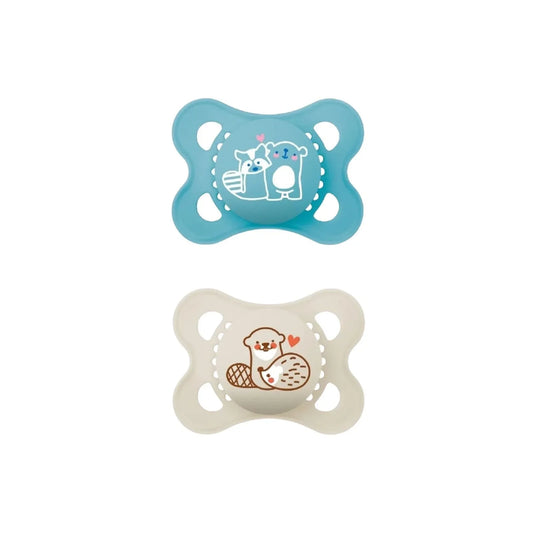 MAM Original Soother 0-6 months Pack of 2 - Blue