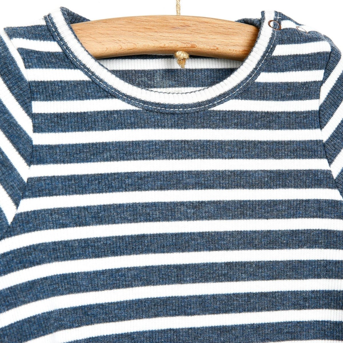 Newborn Fashion Club Long Sleeve Bodysuit - Indigo