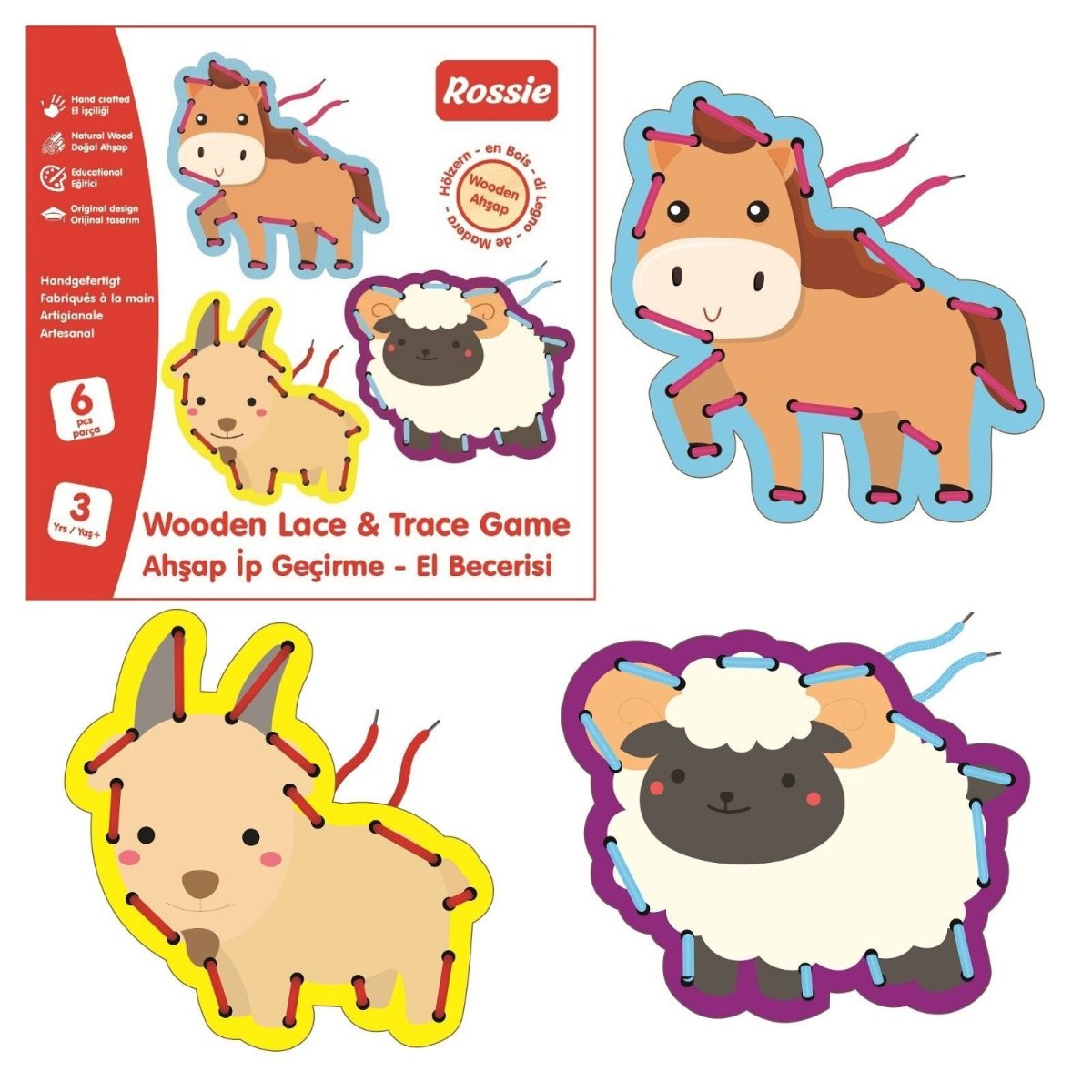 Rossie Wooden Craft Game - Series 1