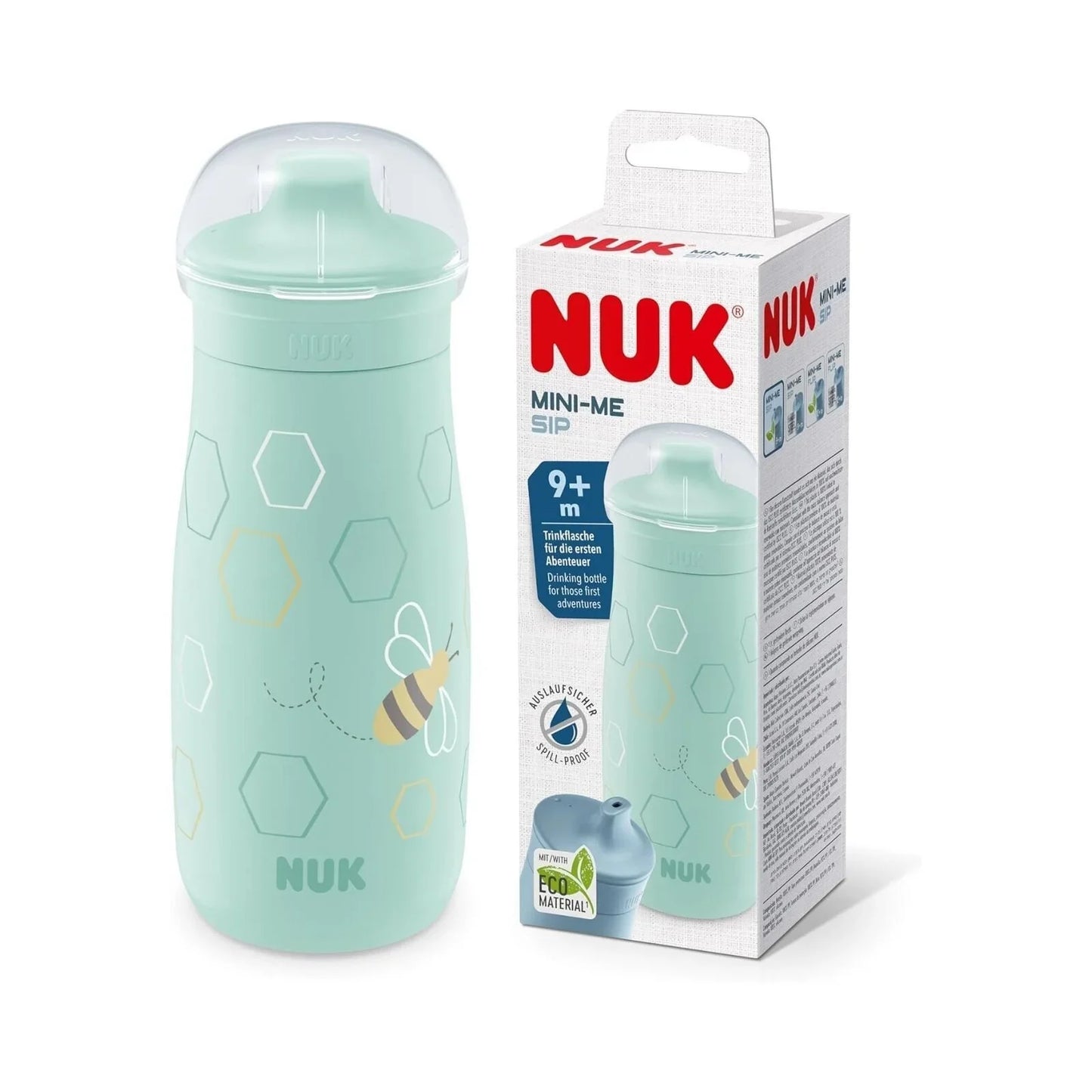 NUK Mini-Mee Sip Cup with Sip Top 9+ months 300ml - Bee