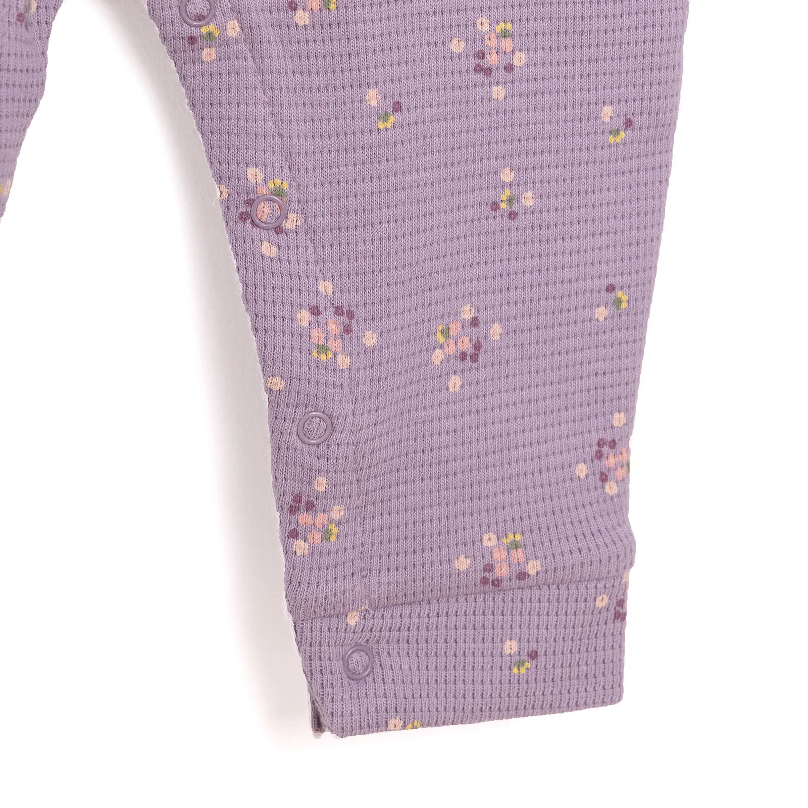 Cassiope Newborn Mini Flowers Jumpsuit - Purple