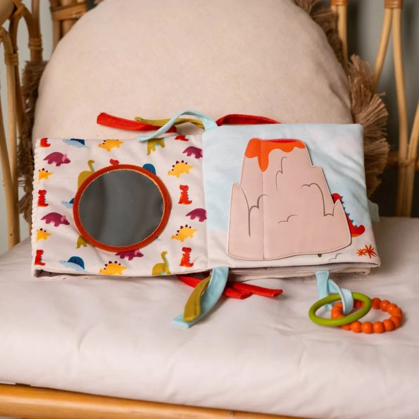 Little Big Friends Soft Activity Book 2-in-1 - Dino