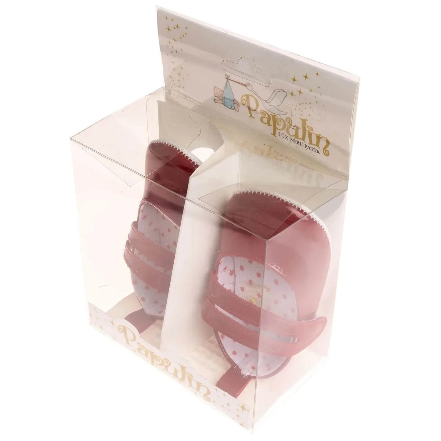 Papulin Baby Girl Booties - Red