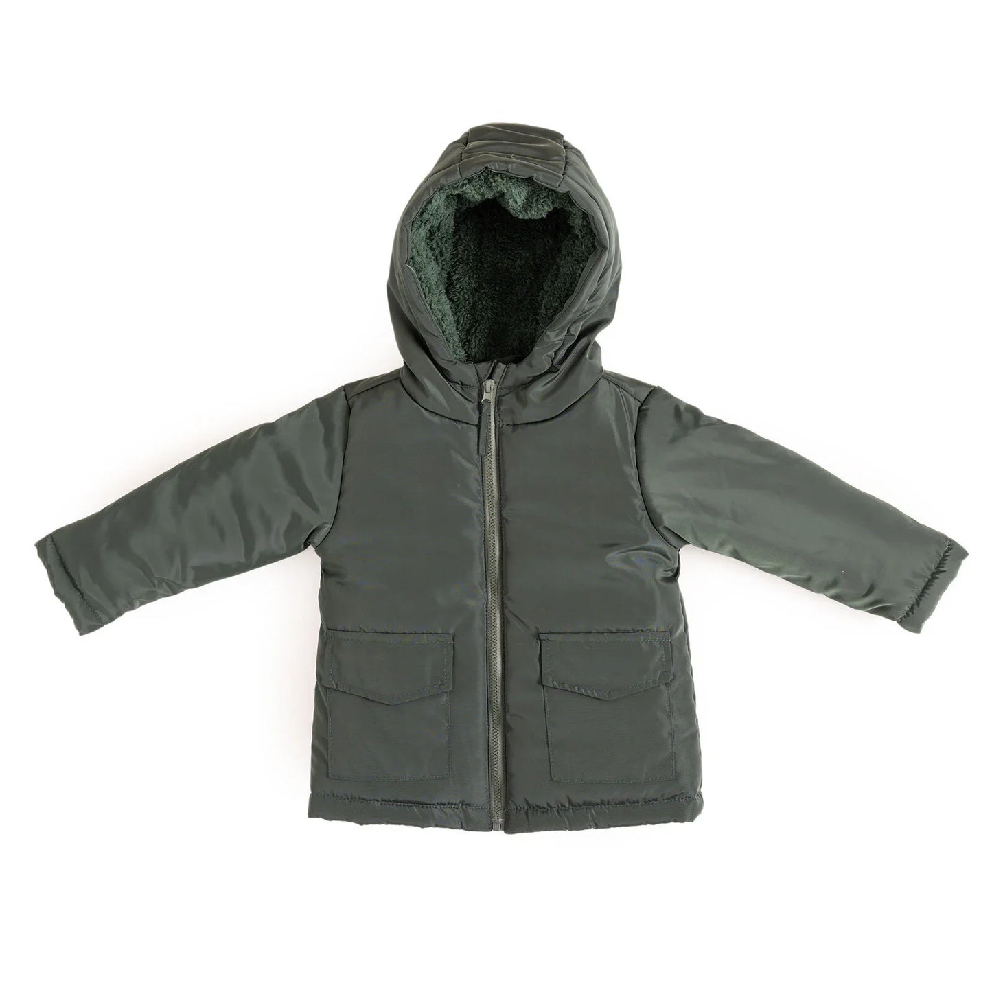 HelloBaby Hooded Coat - Green