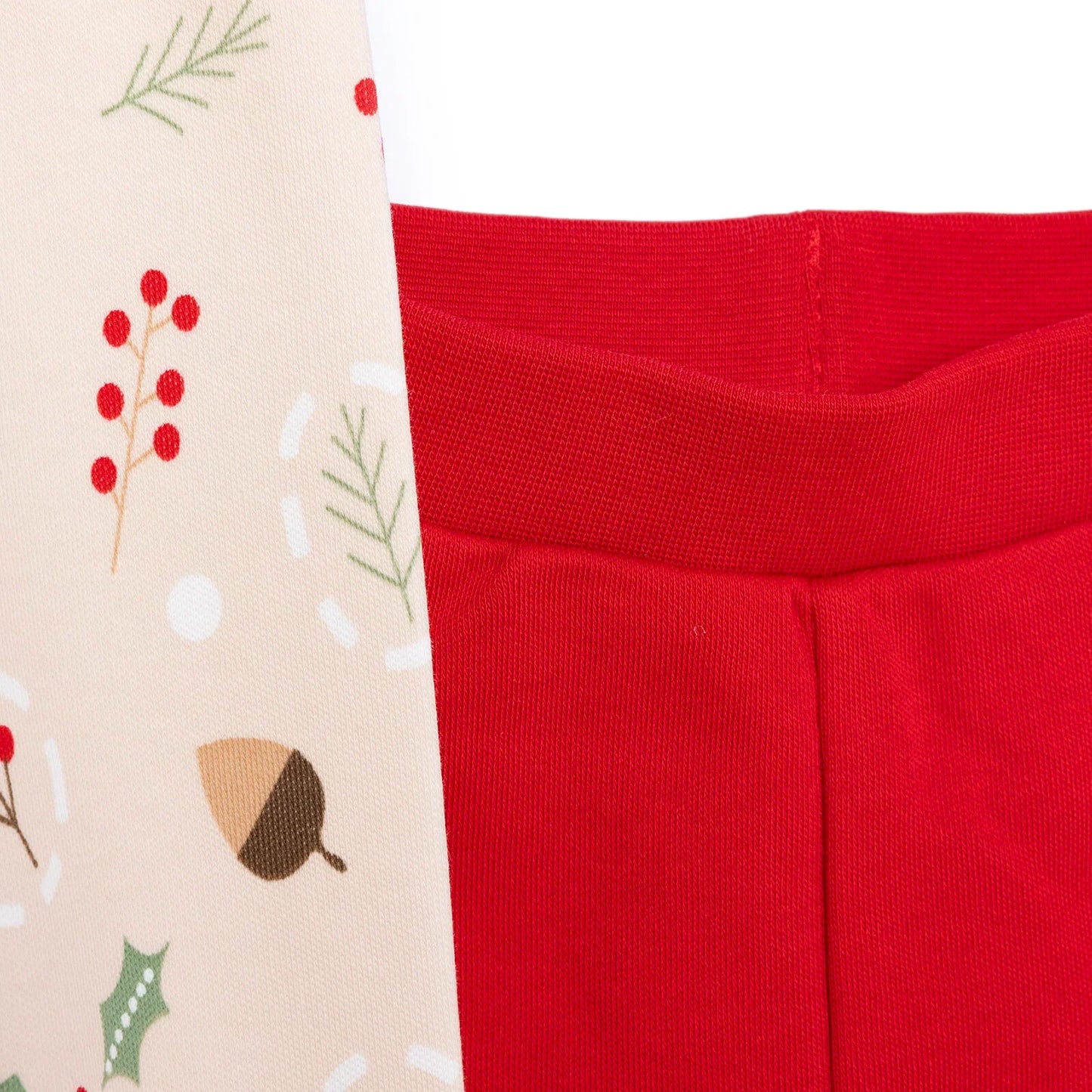 HelloBaby Christmas Baby Girl Themed 2 Piece Bottom - Red