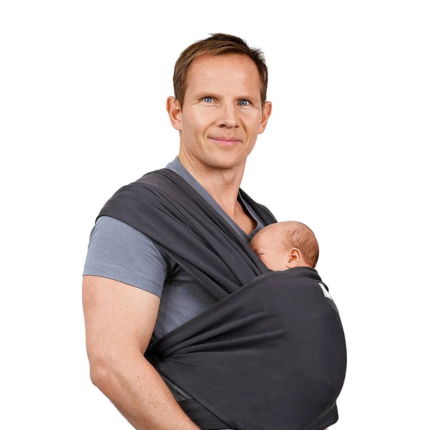 Gaia Carry Stretchy Baby Wrap Organic Cotton - Graphite