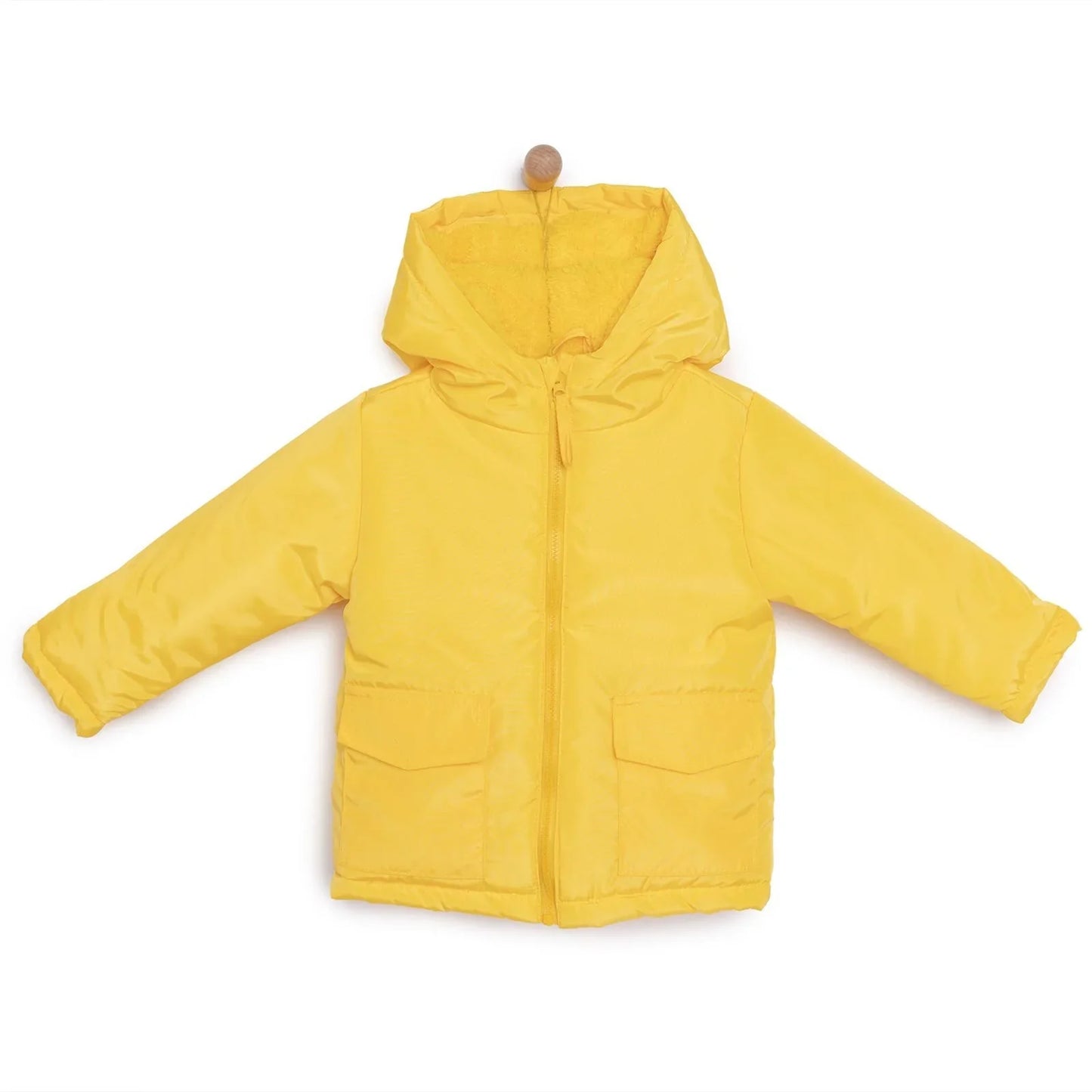 HelloBaby Hooded Coat - Yellow