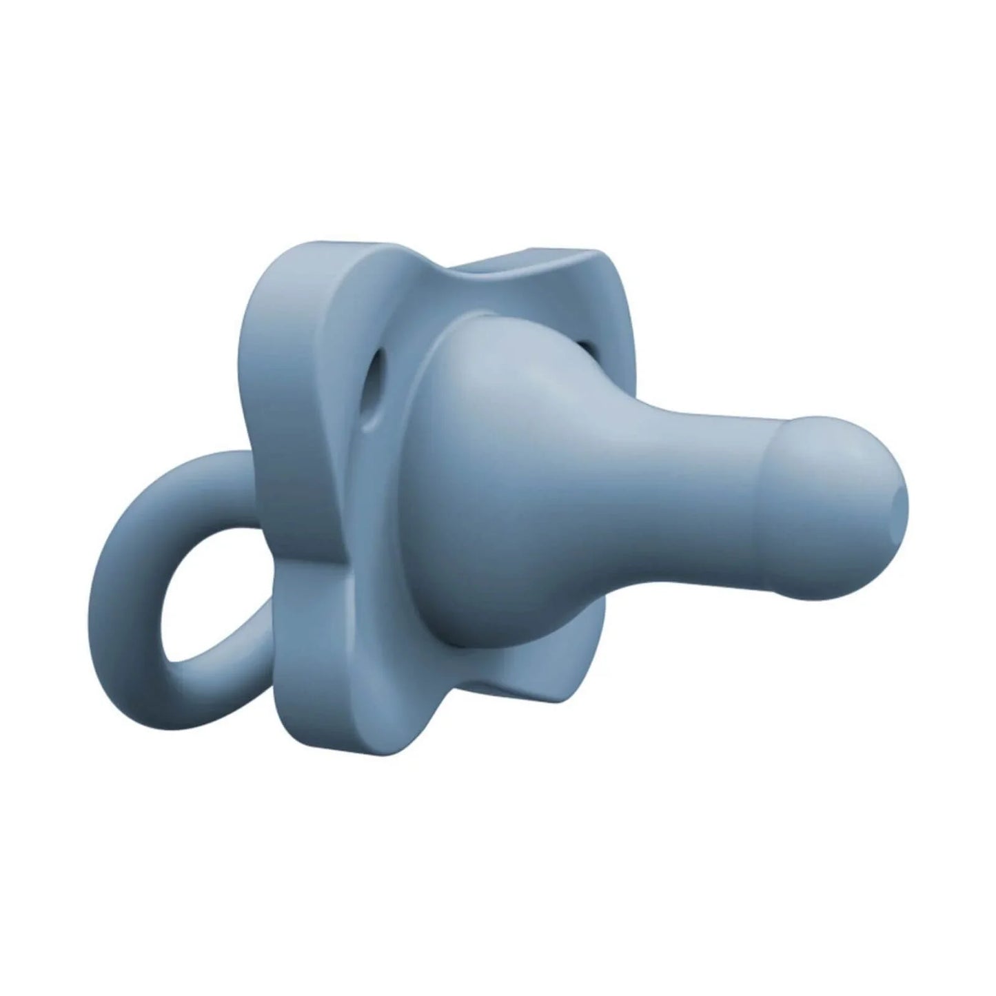 Dr. Brown's One Piece Silicone Soother 0+ months Pack of 2 - Blue