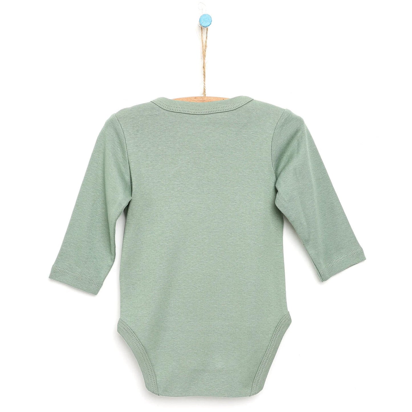Motherlove Newborn Organic Sleeve Bodysuit - Dark Green