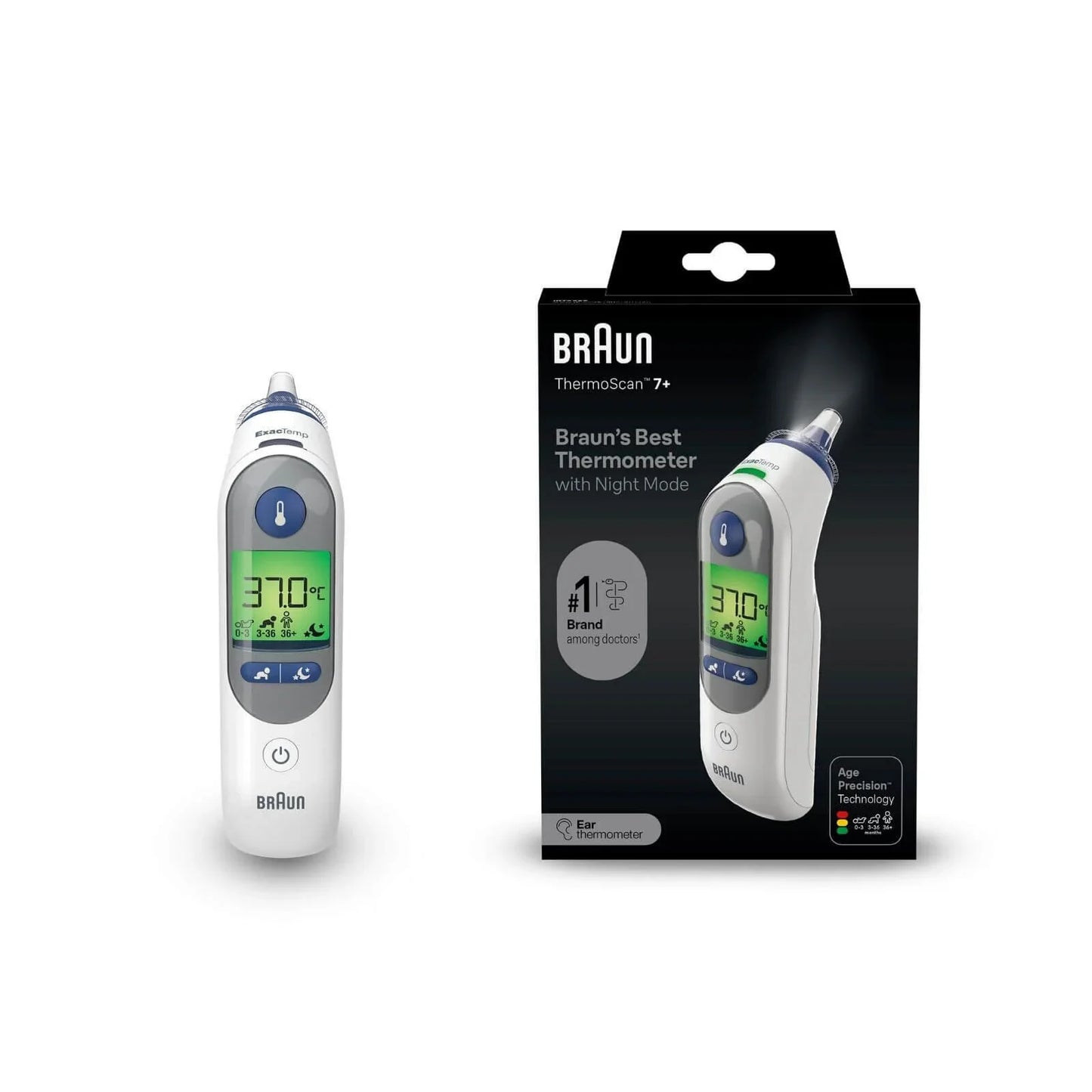 Braun IRT6525 ThermoScan 7+ Ear Thermometer