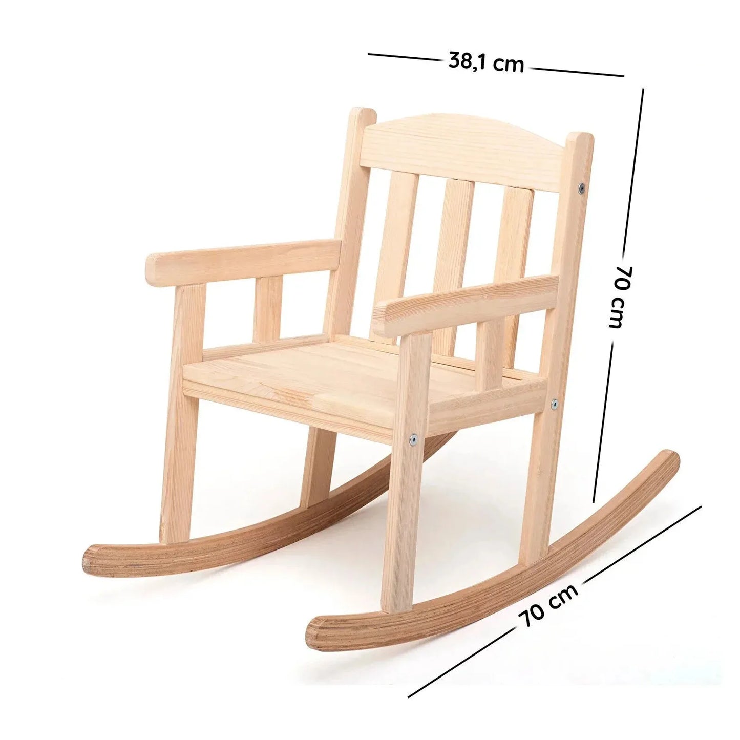 Montessori Wooden Child's Rocking Chair - Big