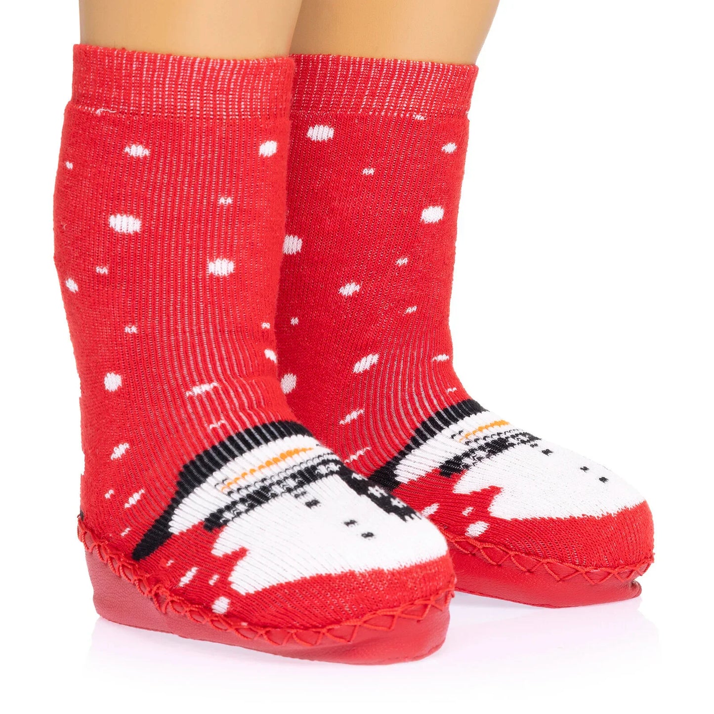 HelloBaby Moccasin Slipper - Red