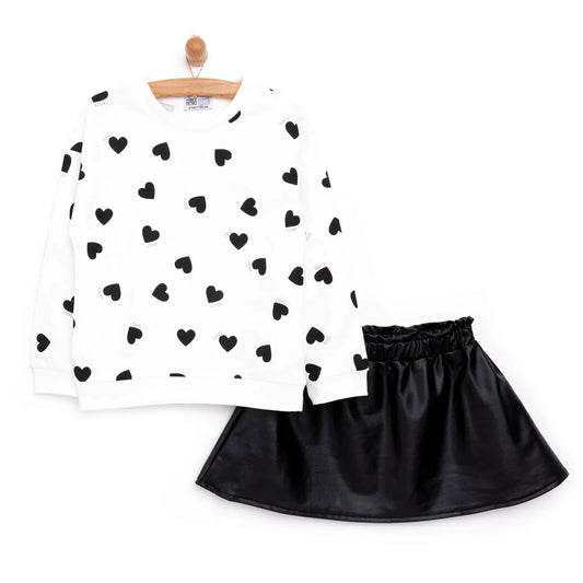 HelloBaby Blouse Skirt - Black