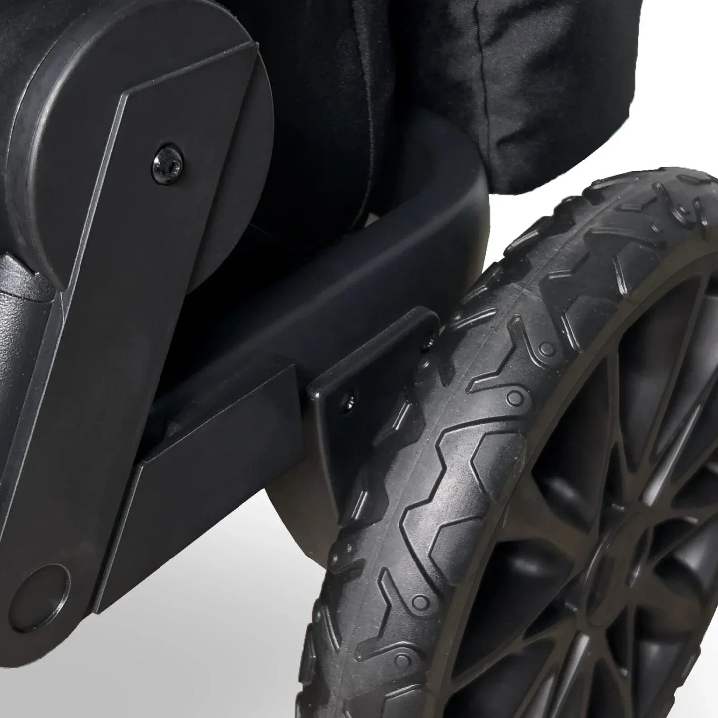 Wonderfold L4 Quad Stroller Wagon - Black