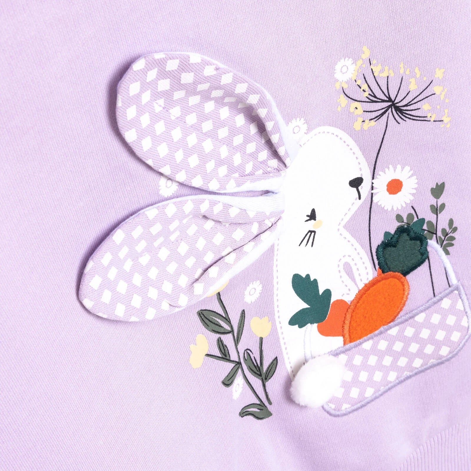 Cocux Baby Girl Cute Animals Tracksuit - Lilac