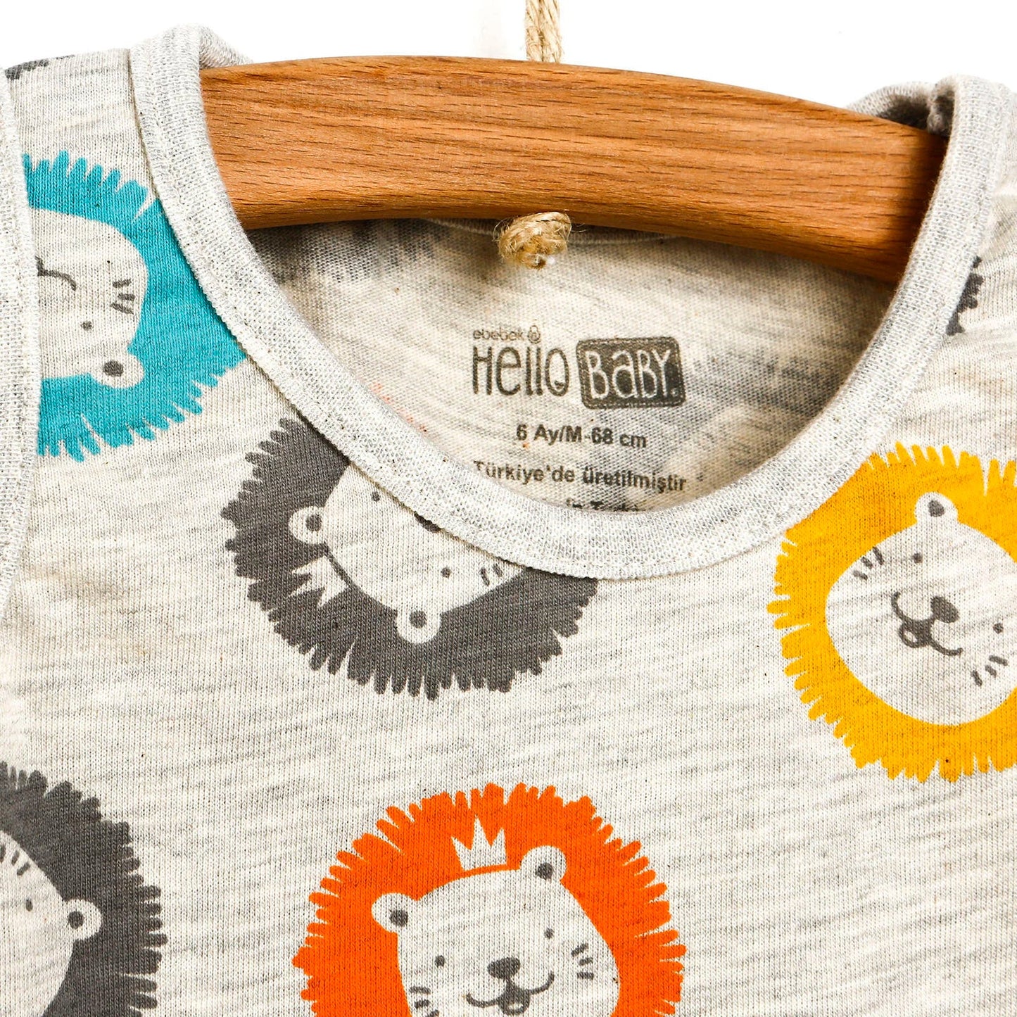 HelloBaby Basic Baby Boy Tank Top - Snow Melange