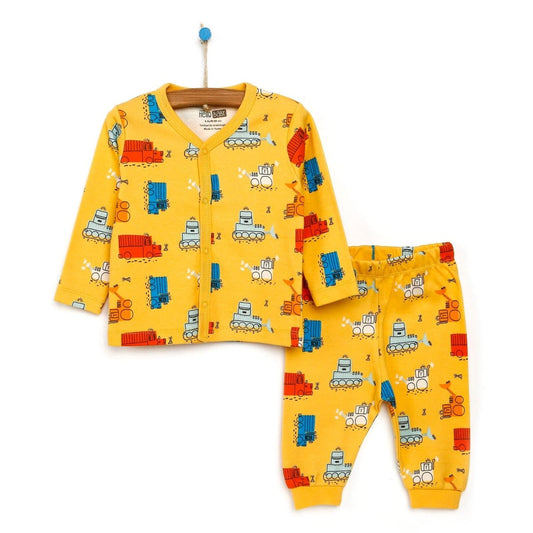HelloBaby Basic Baby Boy Pyjamas Set - Yellow
