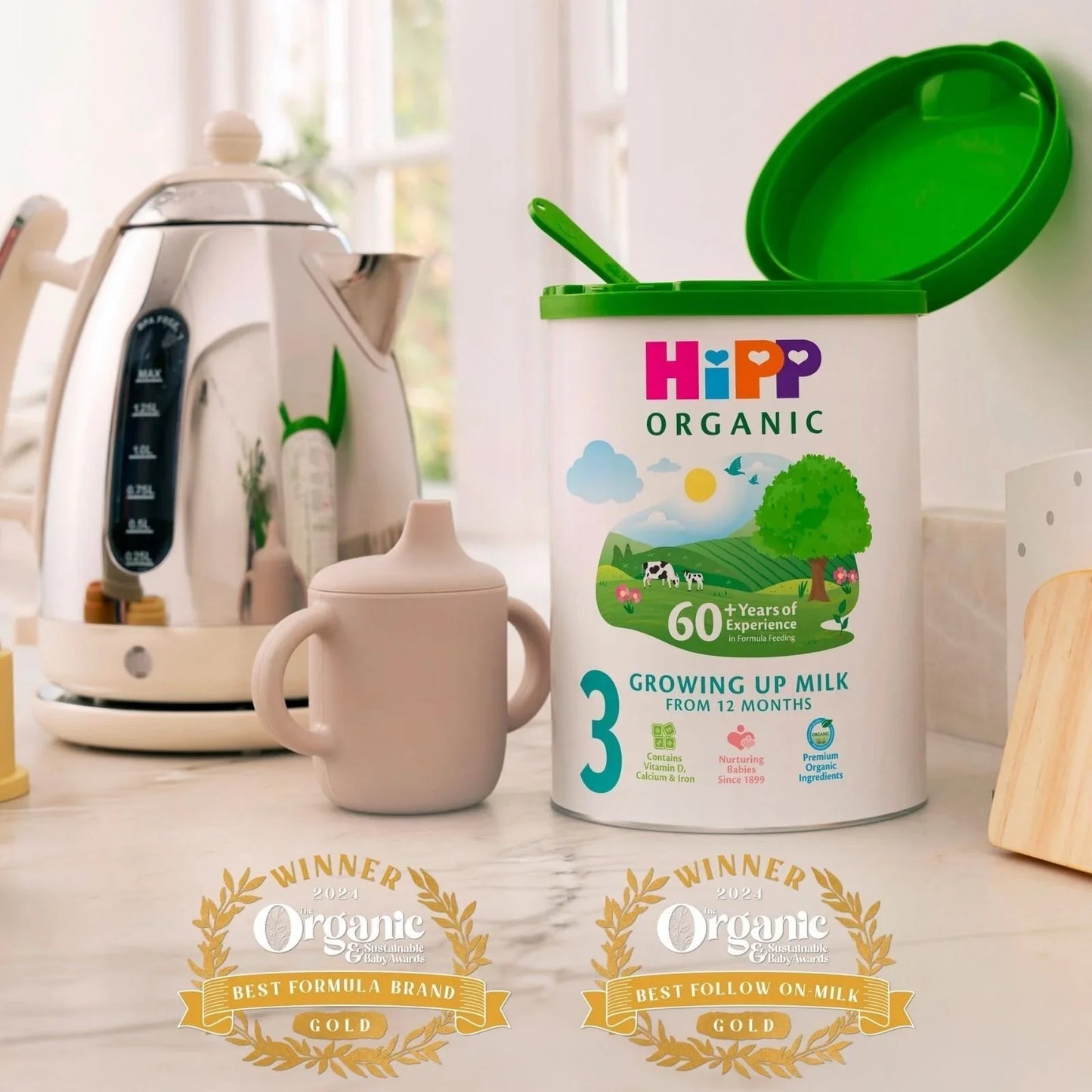 HiPP Organic 3 Growing up Baby Milk Formula from 12+ months 800g