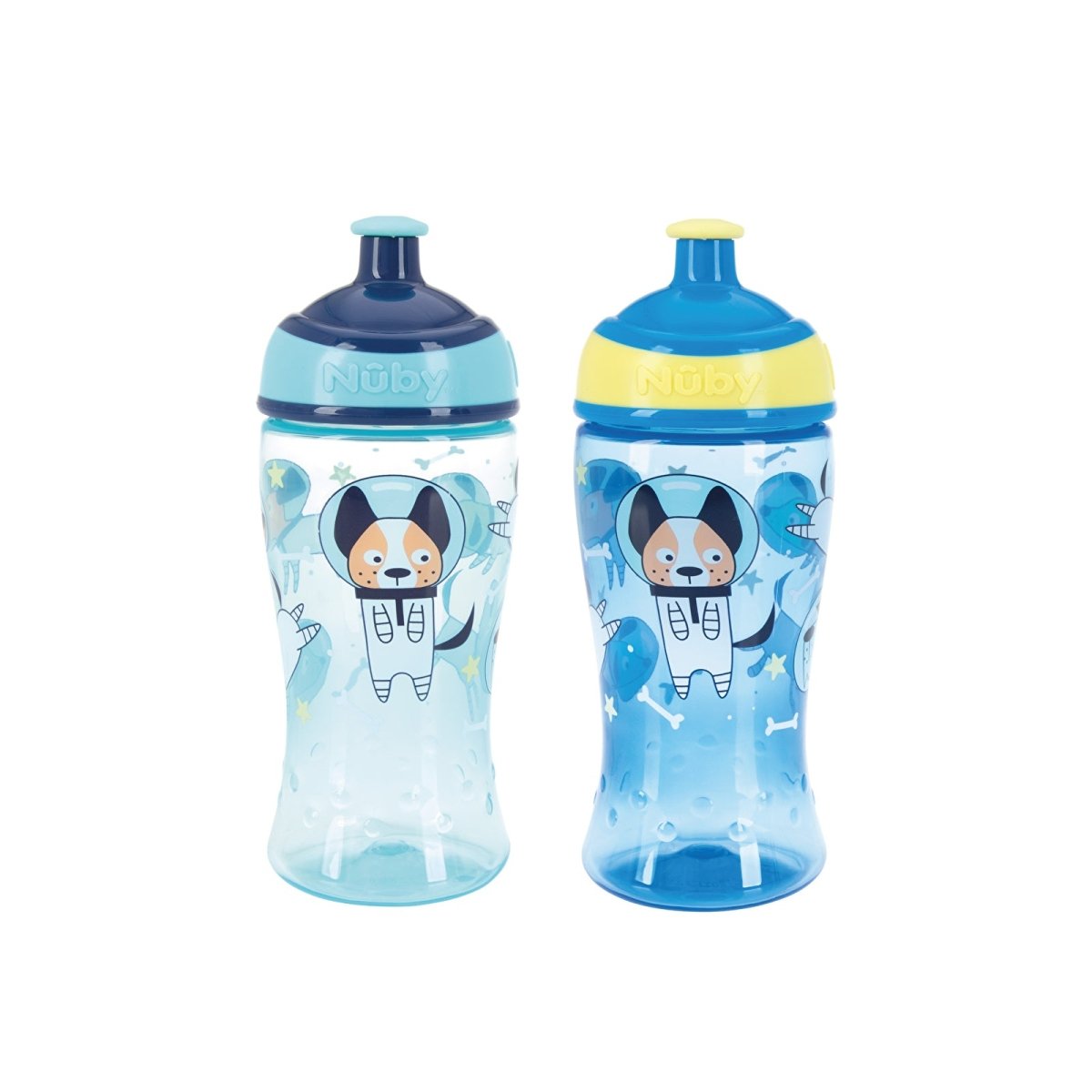 Nuby Super Slurp Twin Pack - Multicolour