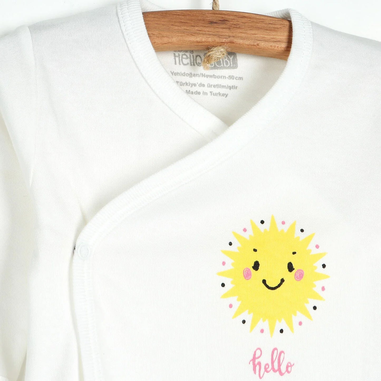 HelloBaby Sunshine 5-Piece Newborn Starter Set - Ecru - Ecru