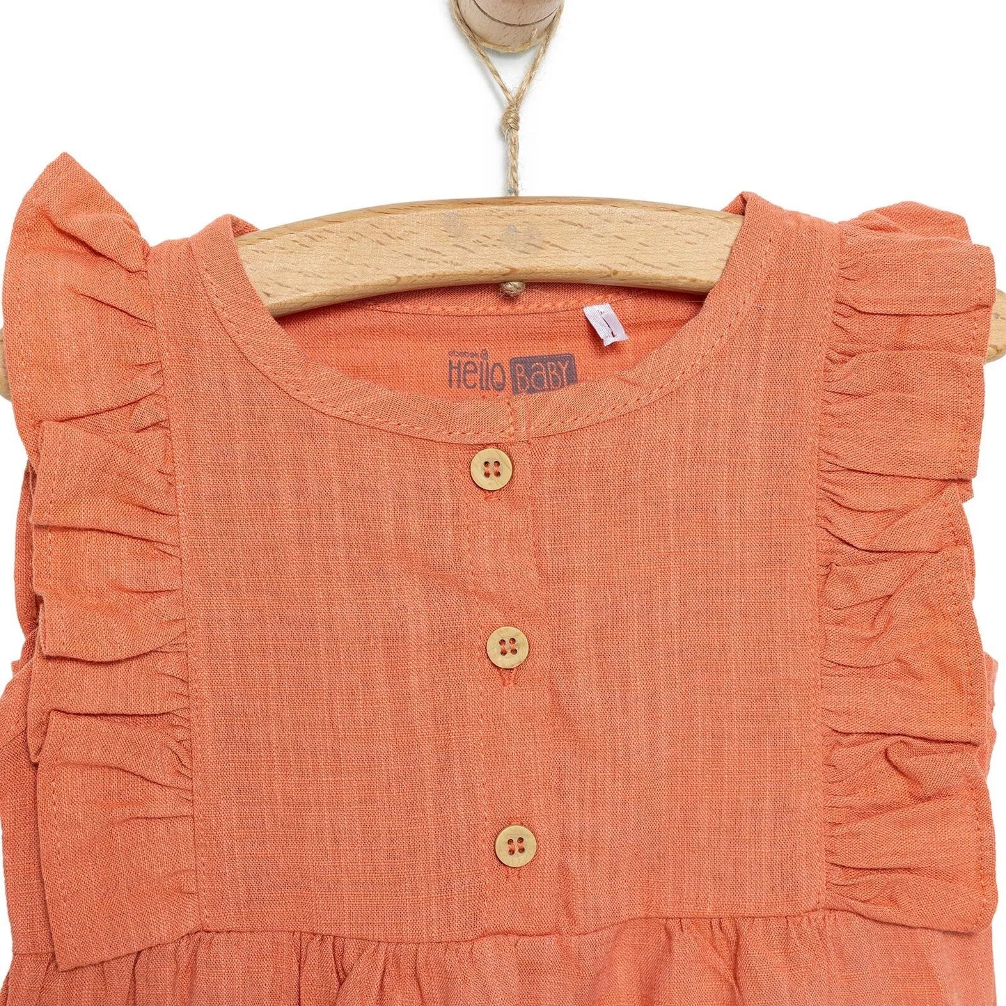 HelloBaby Baby Girl Athlete Bodysuit - Vermilion