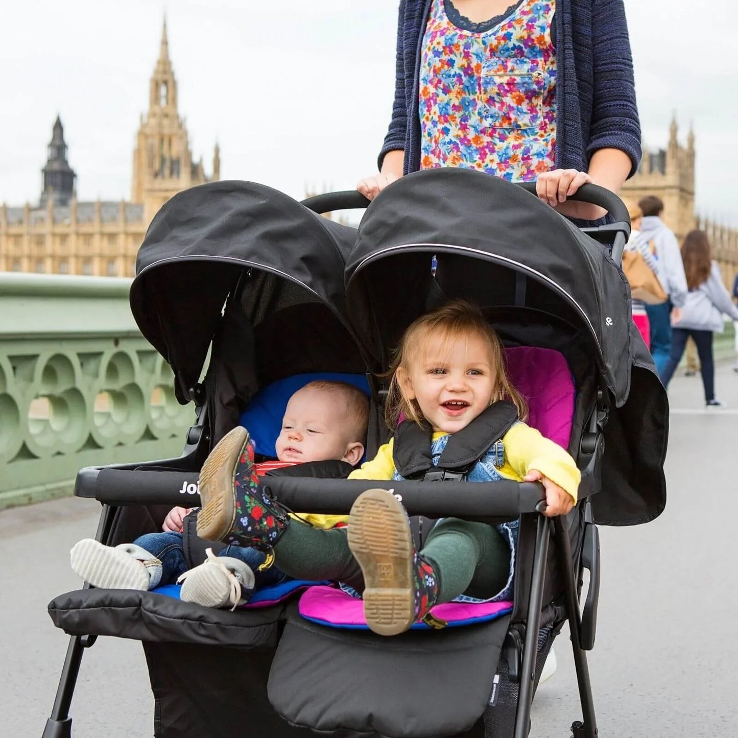 Outlet - Joie Aire Twin Stroller - Dark Pewter