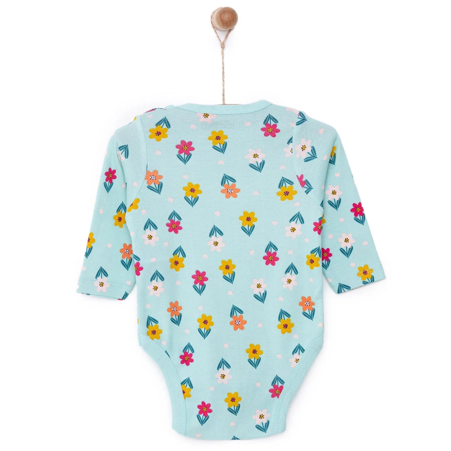 HelloBaby Girl Long Sleeve Bodysuit - Green