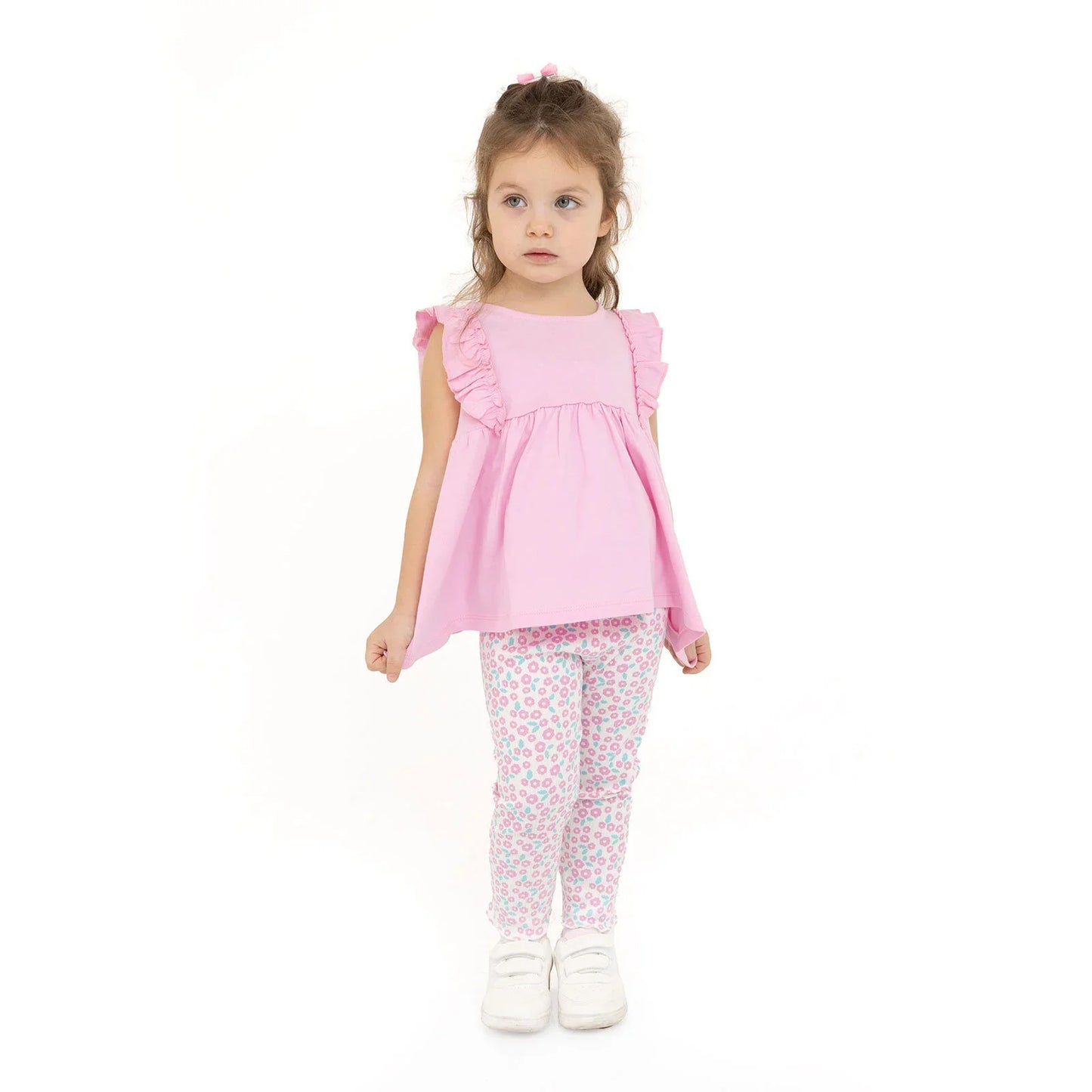 HelloBaby Baby Girl Tight & T-shirt - Mauve