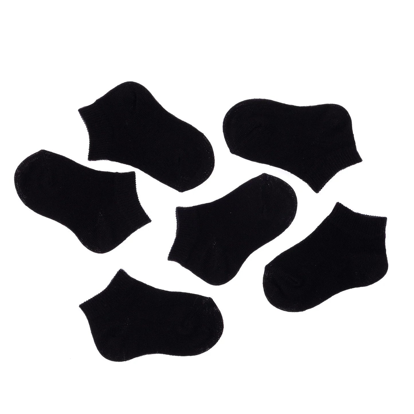 HelloBaby Boy Baby Socks 3 Pack - Black