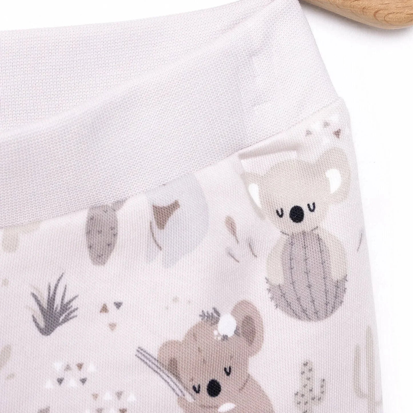 HelloBaby Basic Koala Pattern Booties 2 pcs - Anthracite