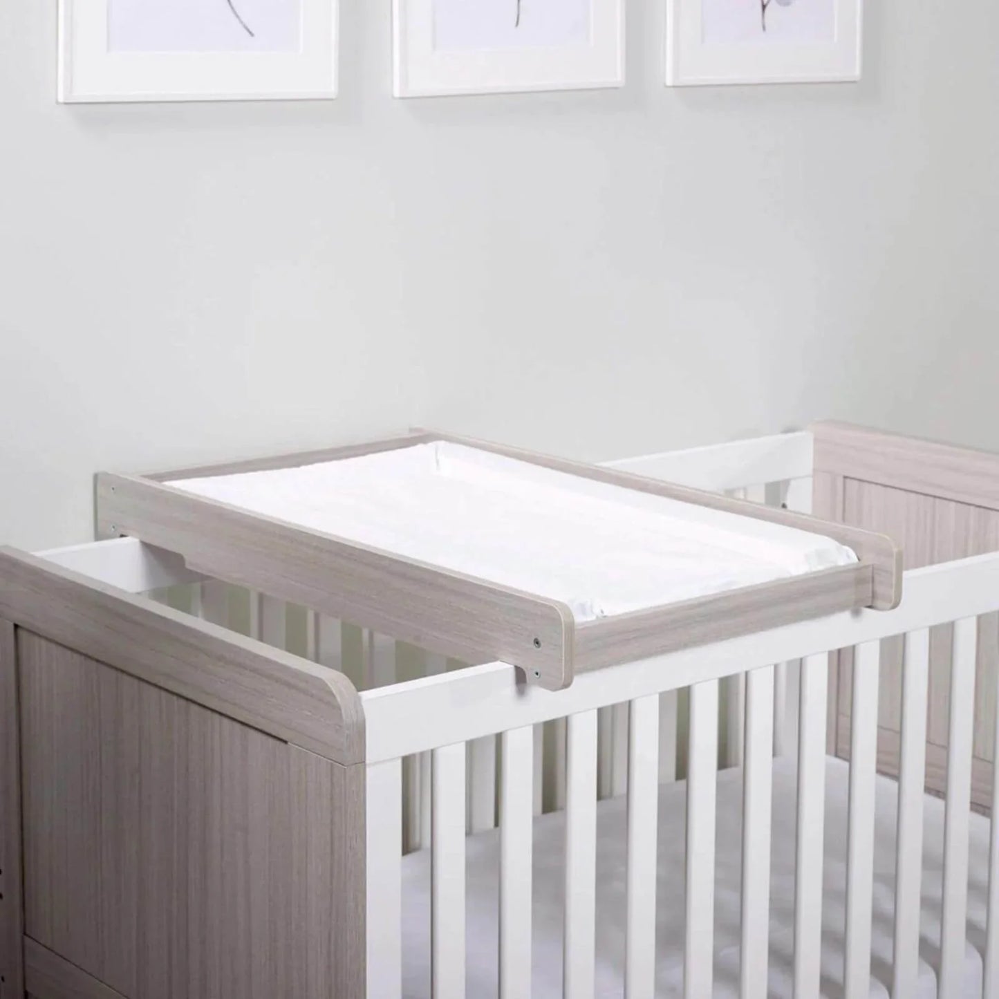 Ickle Bubba Pembrey Cot Top Changer - Ash Grey