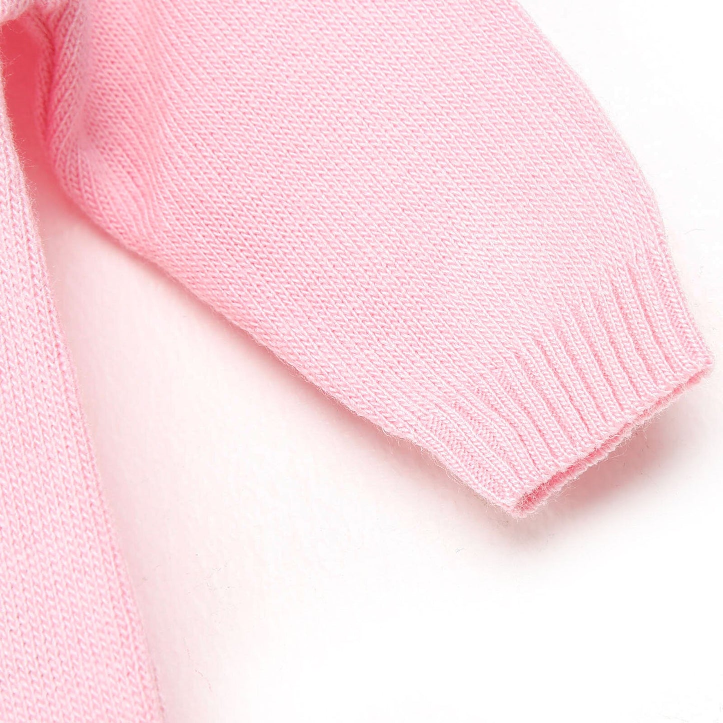 HelloBaby Newborn Knit Baby Elephant Jumpsuit - Light Pink