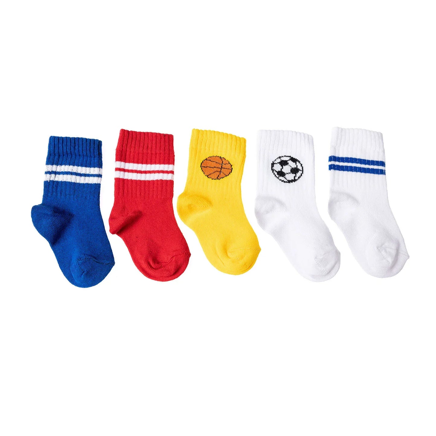 HelloBaby Unisex Socks 5 pcs - Red