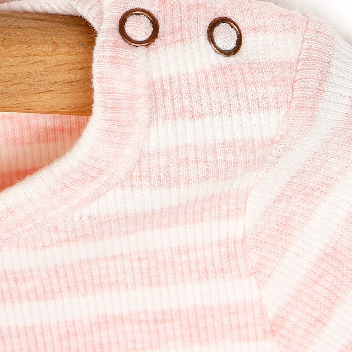 Newborn Fashion Club Long Sleeve Bodysuit - Light Pink