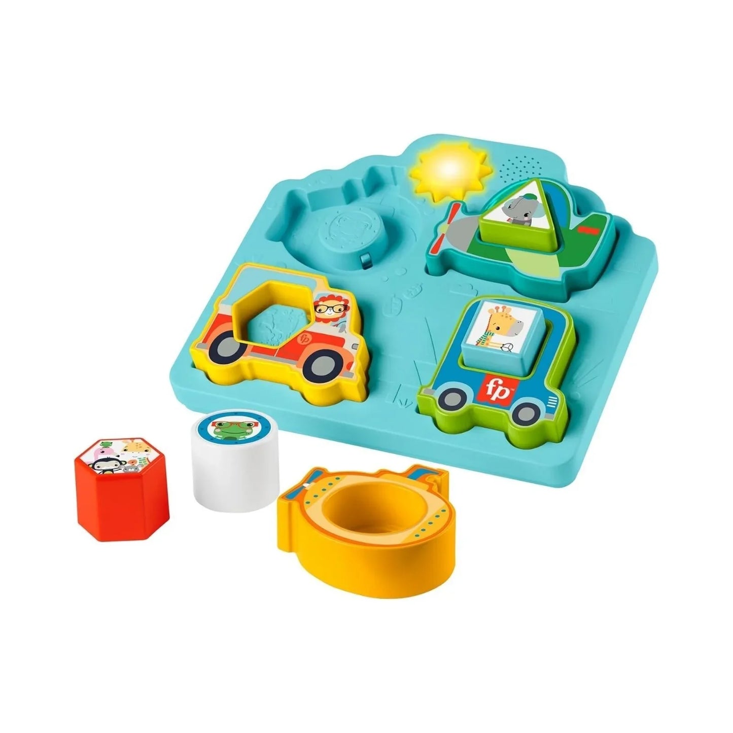 Fisher-Price Shapes & Sounds Vehicle Puzzle Toy
