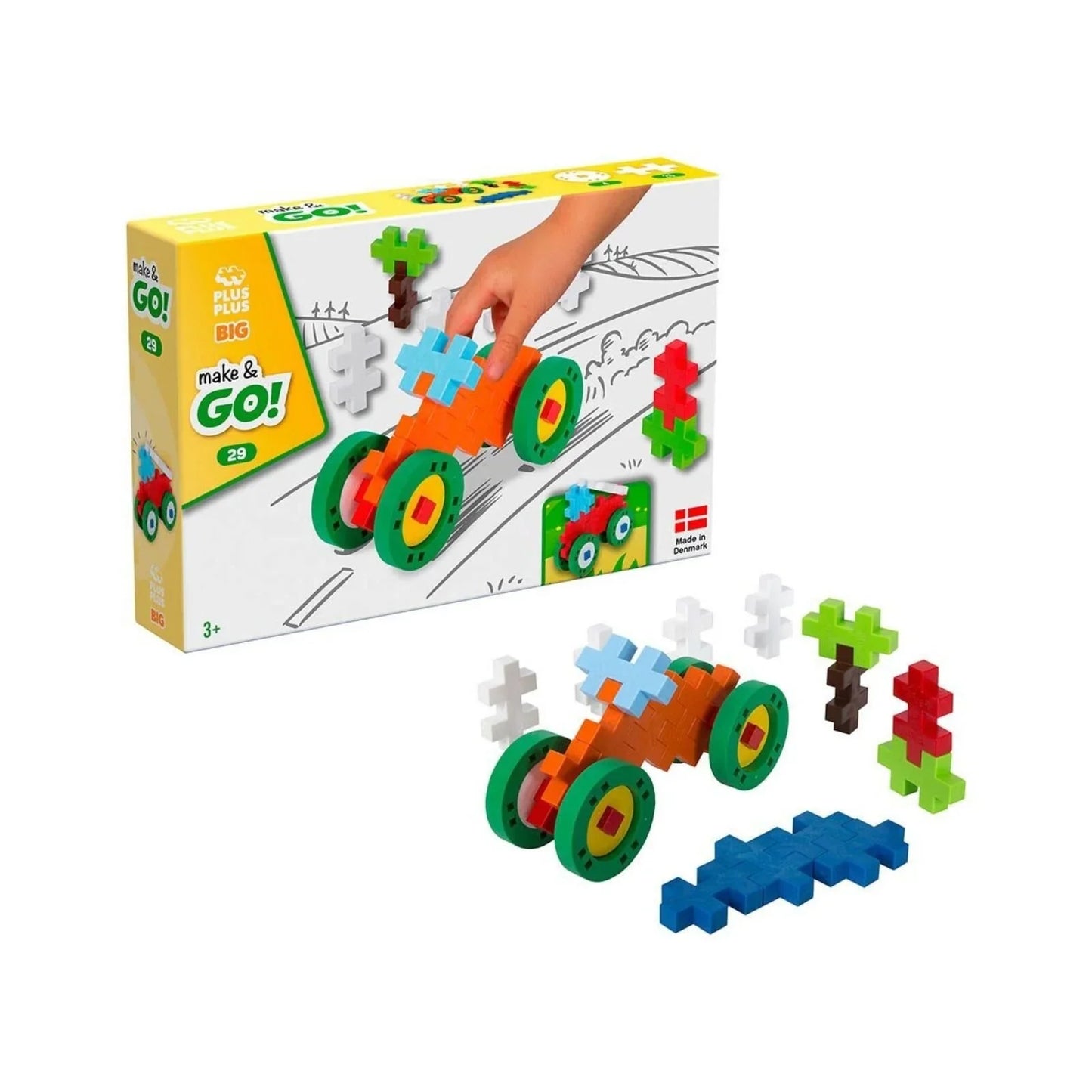 Plus Plus Big Make & Go 29 pcs
