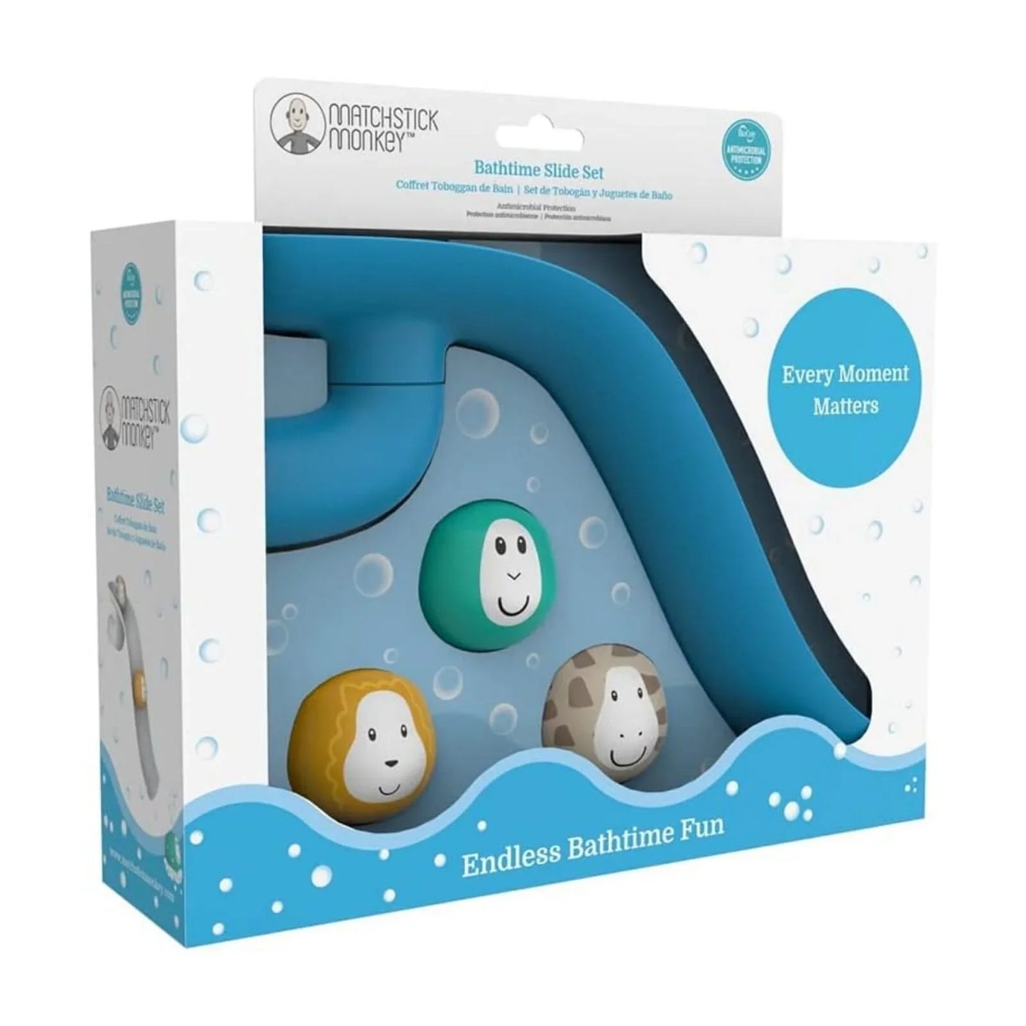 Matchstick Monkey Bathtime Slide Set