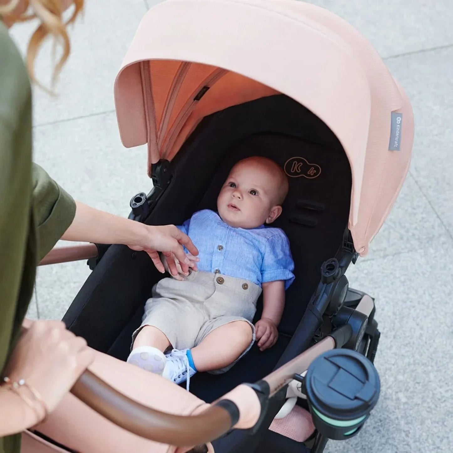 Kinderkraft Moov 2 3-in-1 Travel System - Grey