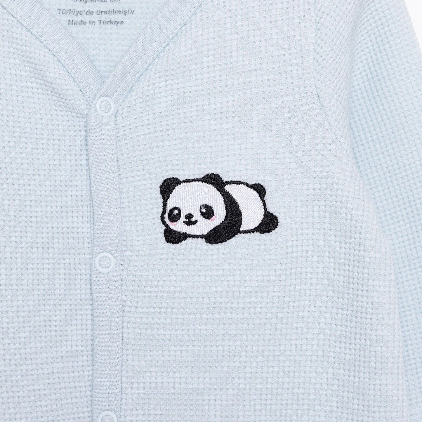 HelloBaby Newborn Boy Jumpsuit - Light Blue