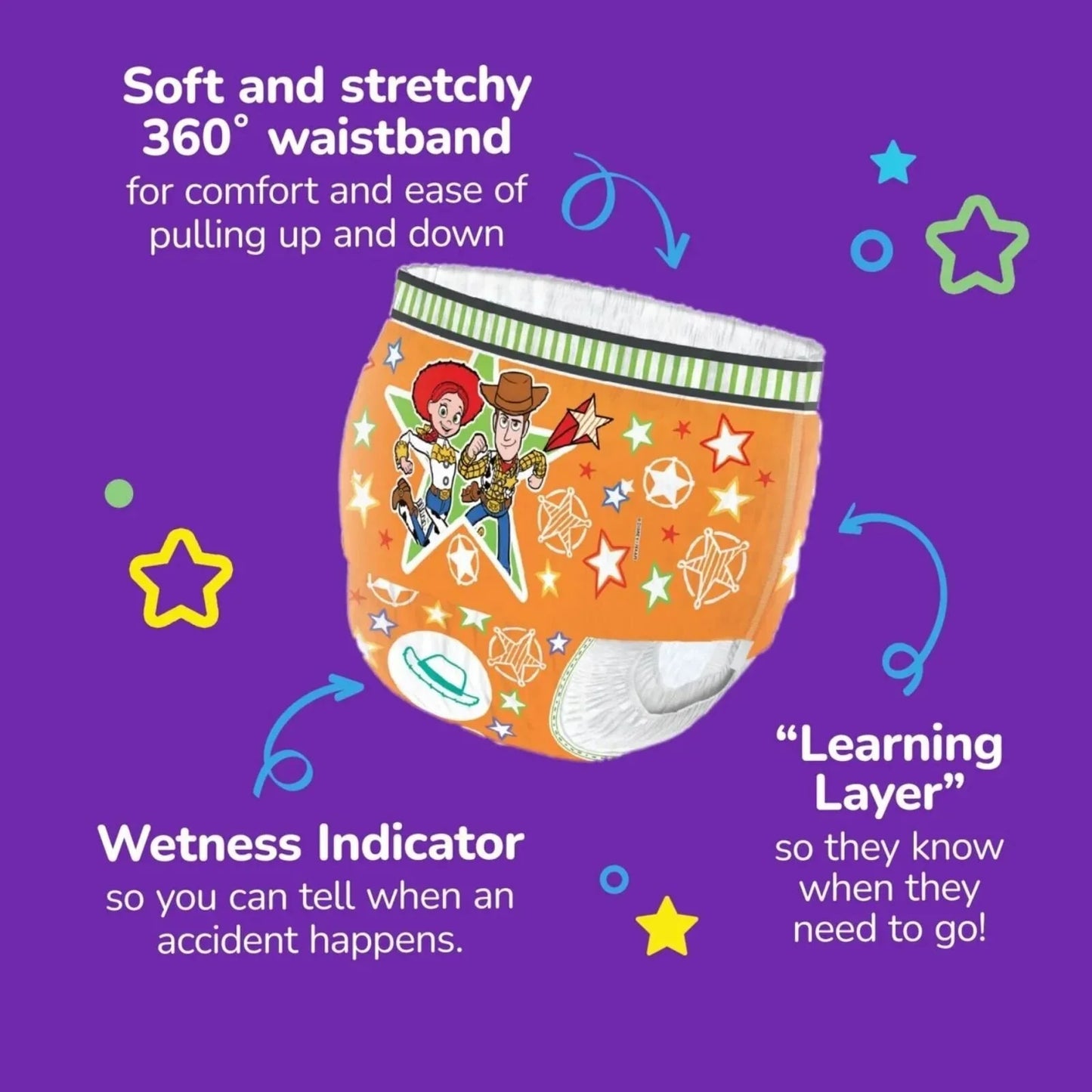 Huggies Pull-Ups Unisex Day Time Nappy Pants Size 6 - 20 Nappies