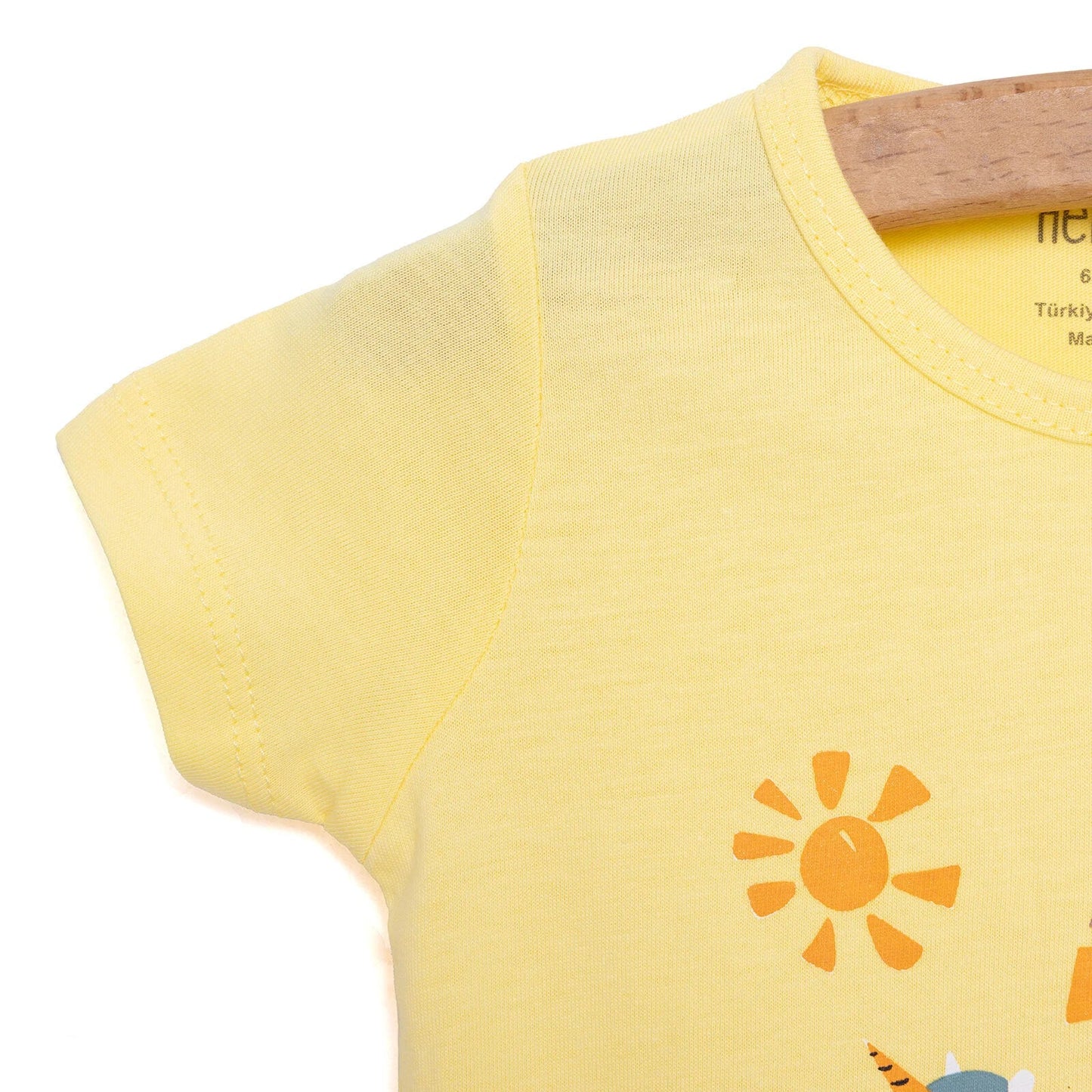 HelloBaby Baby Girl  Short Jumpsuit - Yellow