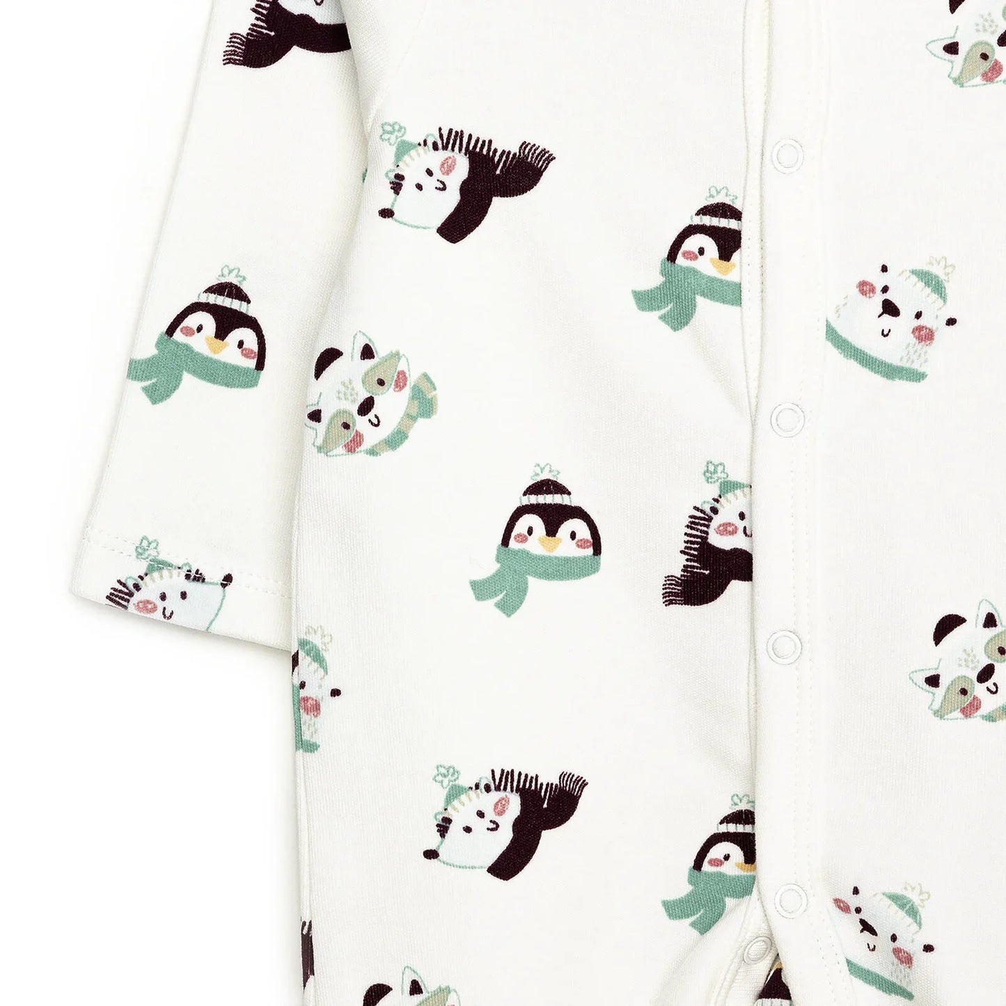 HelloBaby Footed Jumpsuit with Hat - Multicolour