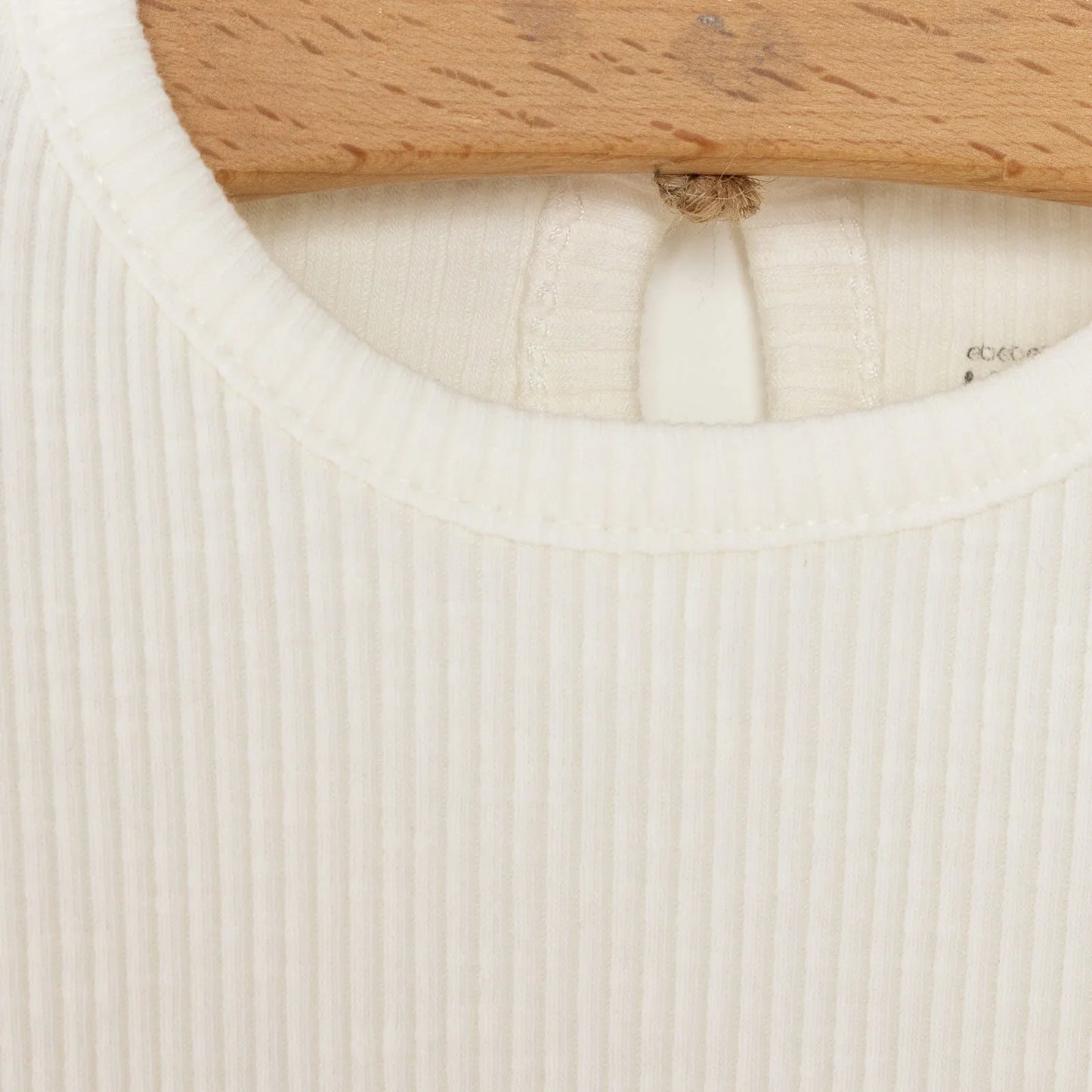 HelloBaby Girl Long Sleeve Bodysuit - Ecru